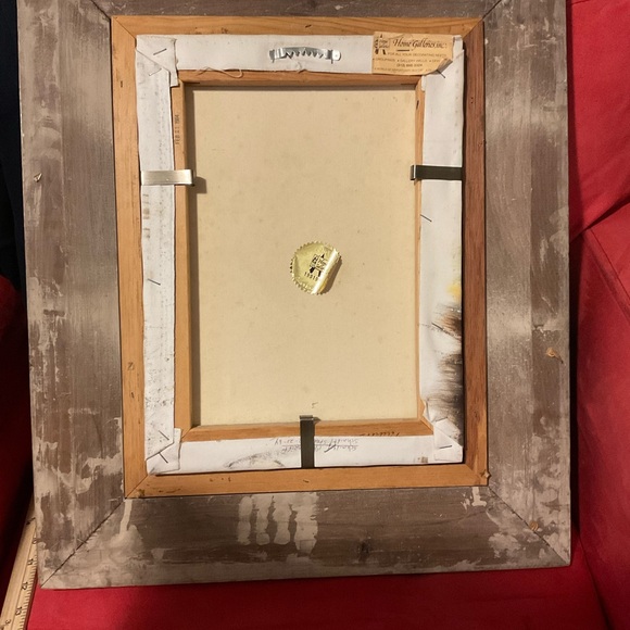 Art, seascape oil vintage painting, oil certified sailing ship art - Picture 5 of 11